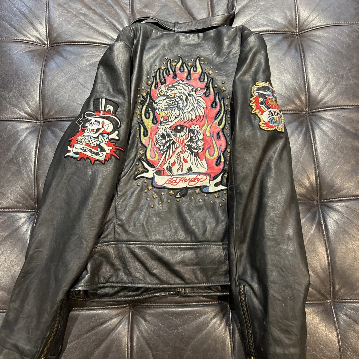 Ed Hardy Leather Jacket products for sale | eBay