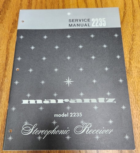 Marantz 2235 Receiver Service Manual - Original - 第 1/2 張圖片