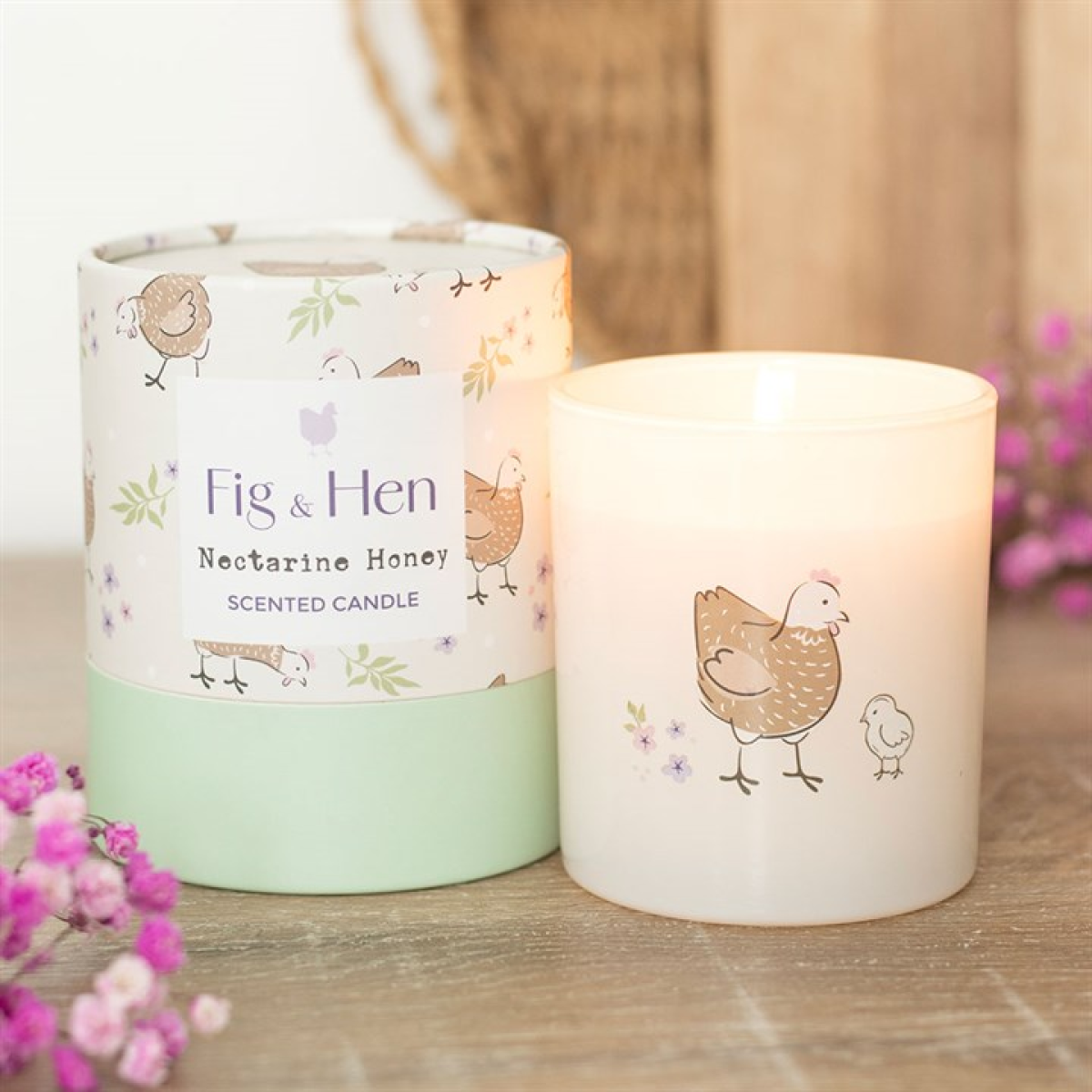Mother Hen Country Style Nectarine Honey Scented Candle