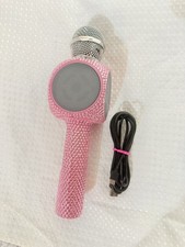 Wireless Express Pink Bling Edition Karaoke Microphone/Bluetooth Speaker