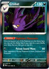 Crobat Holo Rare ME04: Chaos Rising 051/086 NM