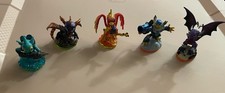 Activision Skylanders Lot Of 5 Spyro Sunburn Gill Grunt Jet-Vac Cinder Figures