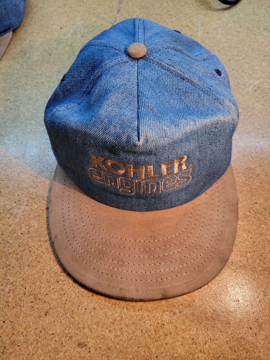 Rare Vintage Kohler Engines Denim Trucker Hat Small View 2