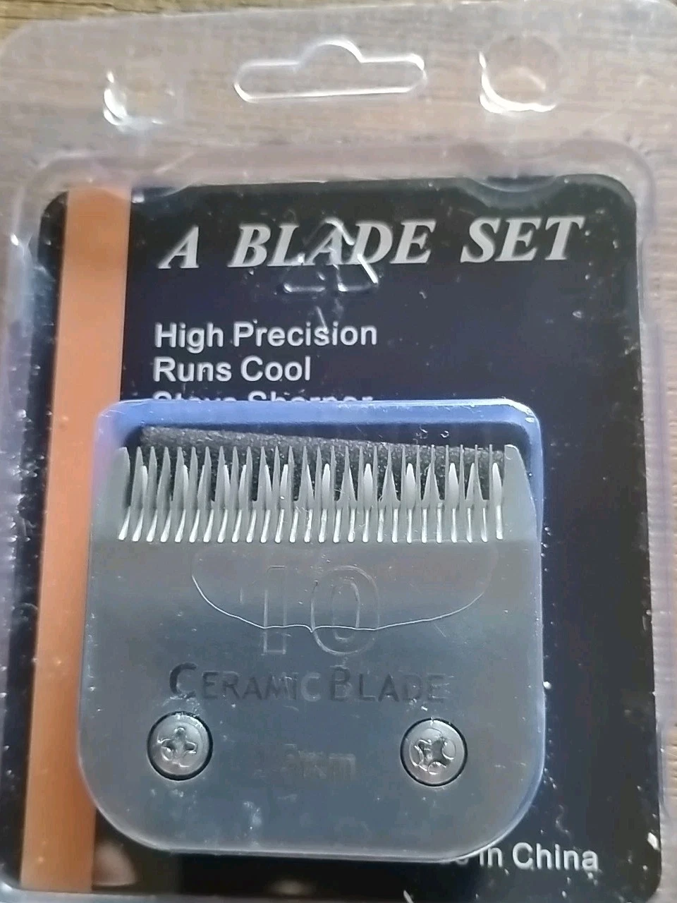 #10 CERAMIC EDGE 1.5mm Steel Pet Grooming Blade. New In Pack .