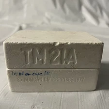 Duncan TM-21A Ceramic Mold Mini Motorcycle Bike Shape Mold Vintage Pottery 1977