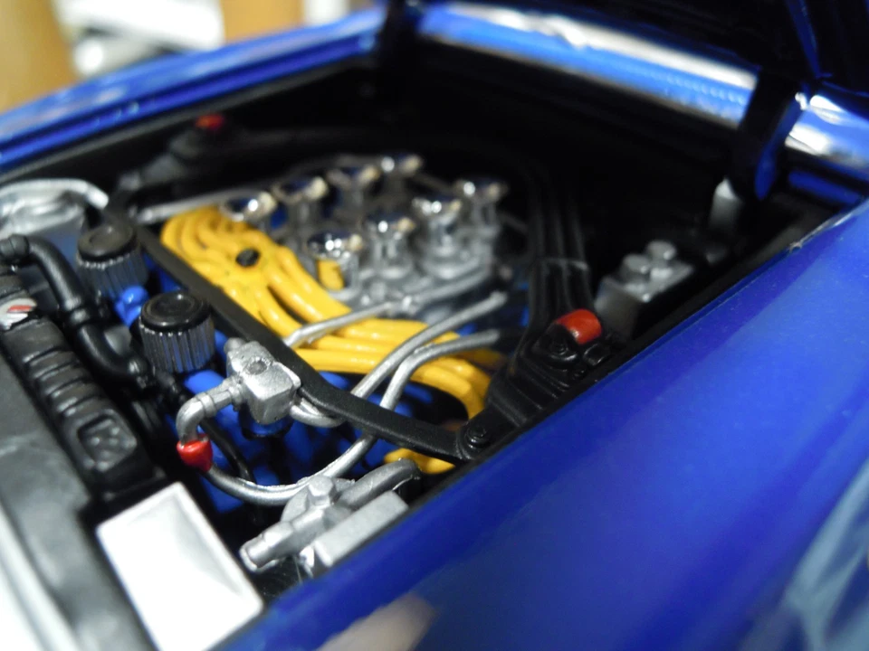 Mustang Boss 302 Trans Am 1969 Dan Gurney #2 azul 1/18 Welly Foto 4 de 4