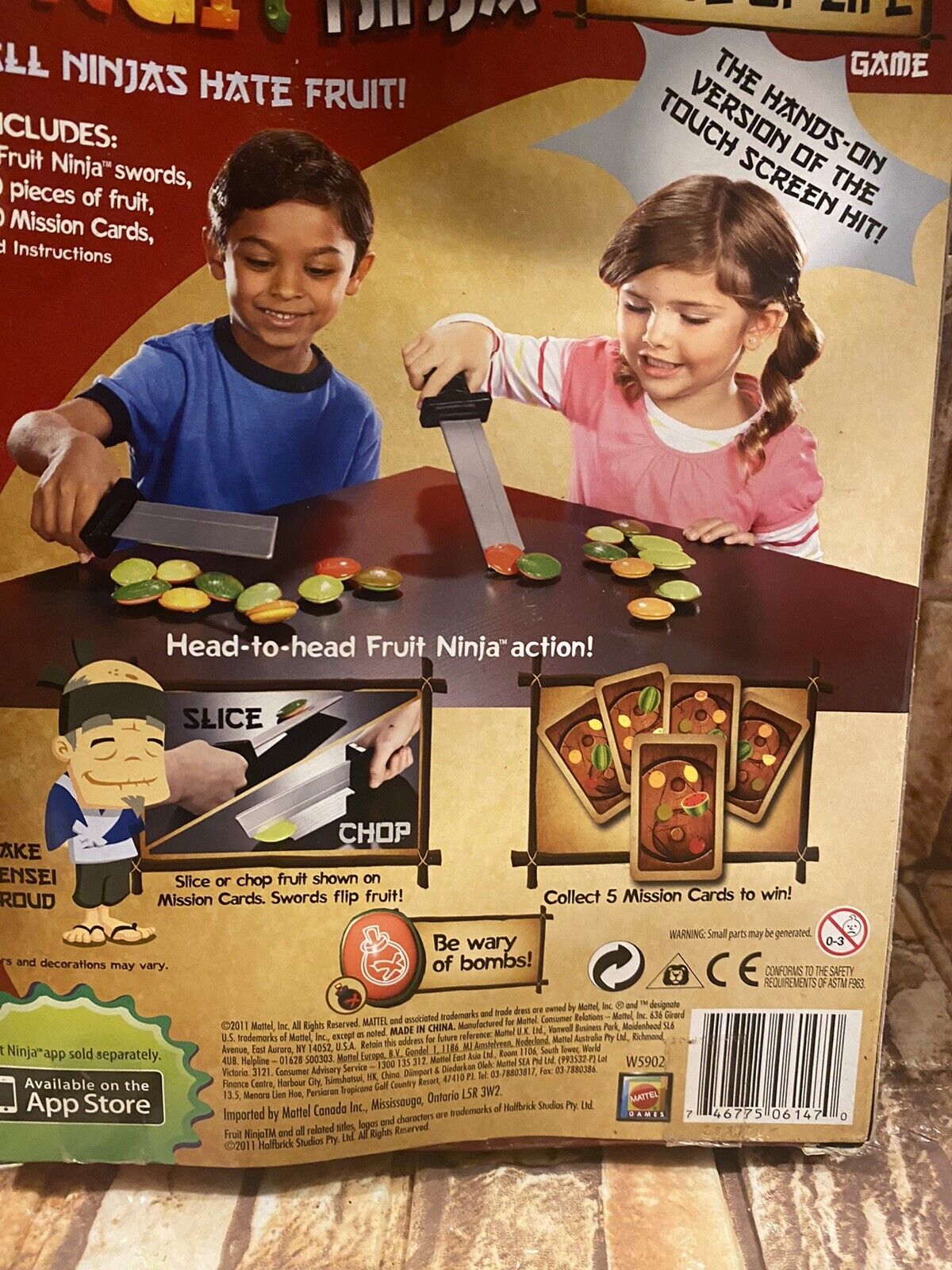 Mattel Games Fruit Ninja Slice of Life Game 2011 Gm1117 for sale online