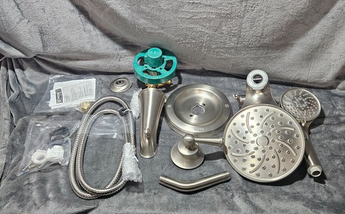 Moen Brecklyn 82611SRN Spot Resist gebürstetes Nickel Posi-Temp Badewanne/Dusche