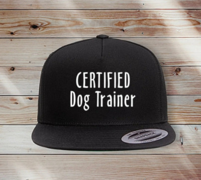 Certified Dog Snapback Hat, Trucker Cap, Custom Hat for Men and Women