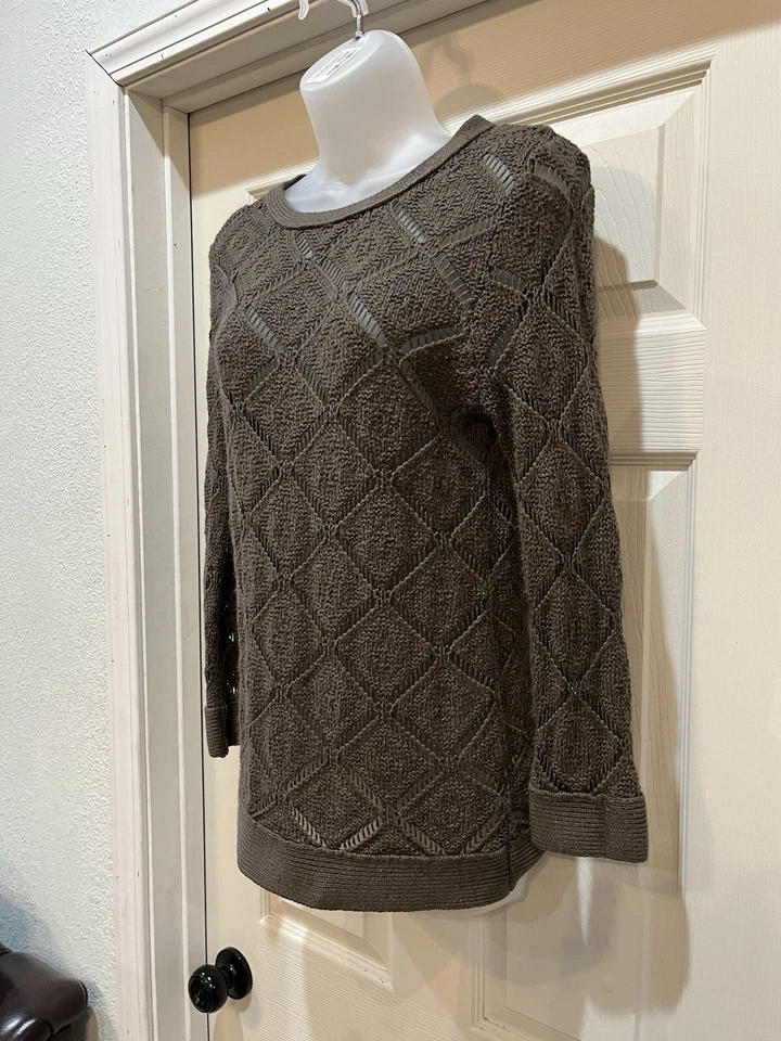 Suéter para mujer Miss Guided con ojales de ganchillo - talla M  Foto 3 de 4