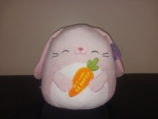 EXCLUSIVE Easter Squishmallows 16 IN" Bop The Pink Bunny Stuff Animal Plush NWT