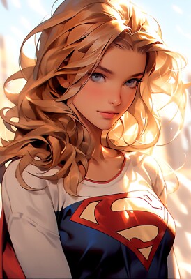 ''Supergirl 24'' 13'' x 19'' Fine Art Print Limited to Only 20 Hand-Numbered Copies