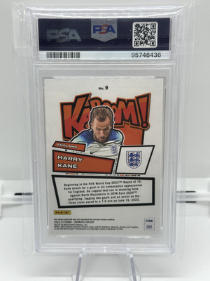 HARRY KANE 2023-24 Donruss FIFA KABOOM! #9 Case Hit England PSA 9 