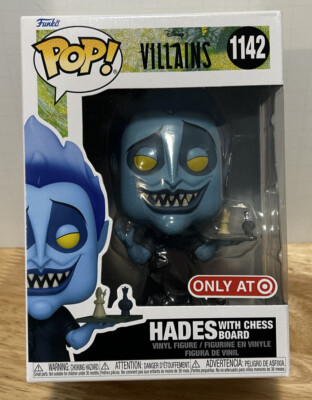 Hades Funko Pop 1142 Target Exclusive Disney Villains with Chess Board