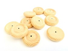 Wooden Wheels Model Making Kits Axles Pulleys - Toy Car Train - 4 x 50mm 2 Inch