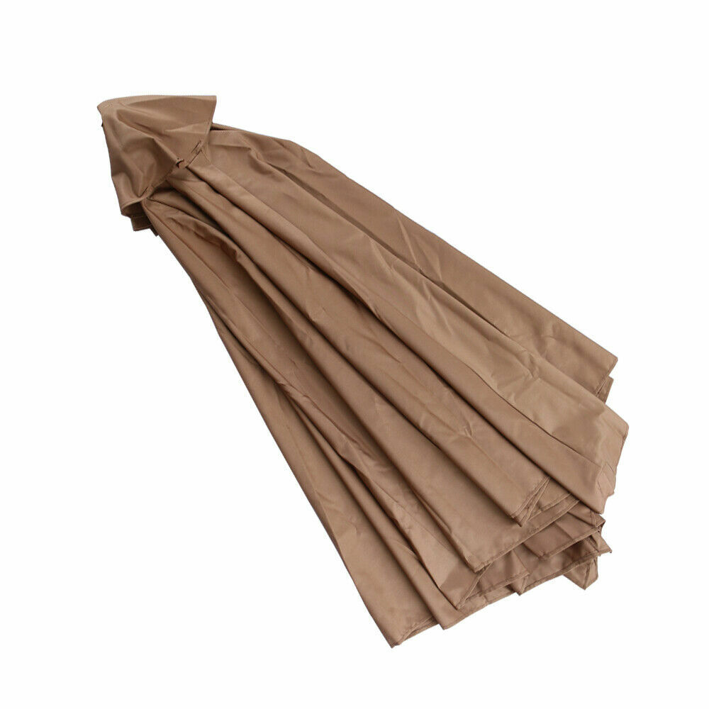 2m 2.5m 2.7m 3m 3x2m Replacement Fabric Garden Parasol Canopy Cover 6