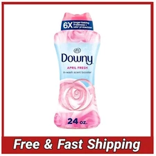 Downy In-Wash Laundry Scent Booster Beads, April Fresh, Odor Eliminator 24 oz