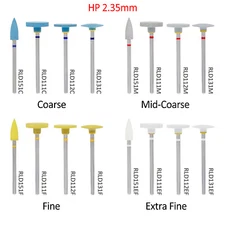 Dental Lab Rubber Diamond Polisher Teeth Polish Wheel Disc HP 2.35mm Tools