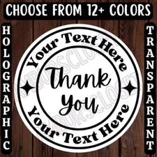 40 THANK YOU CUSTOM STICKERS 2" LABELS SEALS Small Business SCRATCH RESISTANT