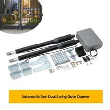 Electric Automatic Single Operator / Dual Swing Gate Opener / Moto With Remote L