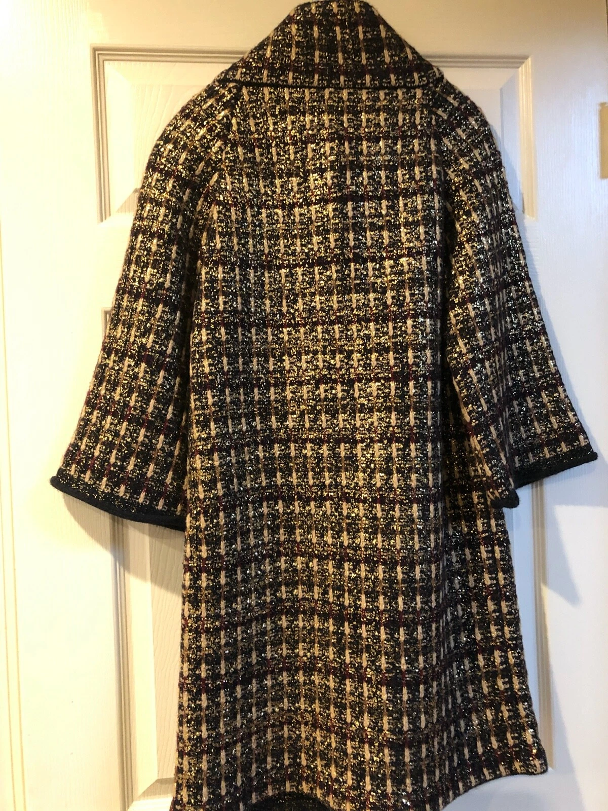 Chanel 11A NUOVO Paris Byzance ORO GIACCA MULTICOLORE GRIPOIX bottoni FR38 40 $10K