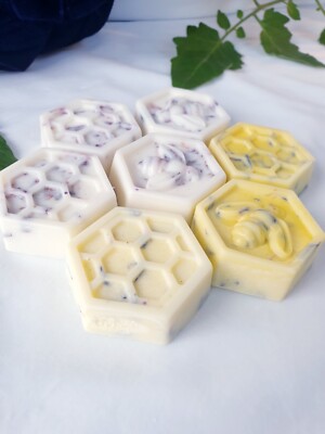 Herrendüfte, Bee and Honeycomb Large Wax Melts, Vegan, Hand Made, 8 Melts