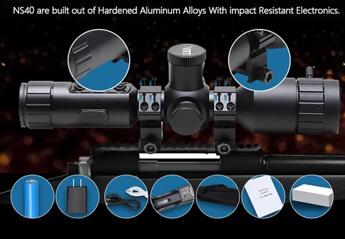HD 2K 7-19X Day & Night Vision Scope For Hunting With Video Rec WIFI Optics Zoom - Picture 14 of 16