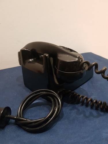 Telefono In Bachelite Fatme Roma Nero Disco Rotante Originale Vintage Anni 60 - Foto 3 di 17
