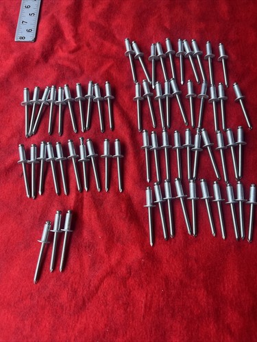 2" ALUMINUM POP RIVETS LOF OF 63 (ff2)