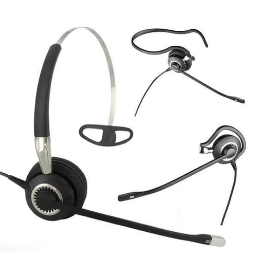 Jabra BiZ 2400 Mono 3-in-1 Noise-Canceling Desk Phone QD Headset 2406-820-105 - 第 1/2 張圖片