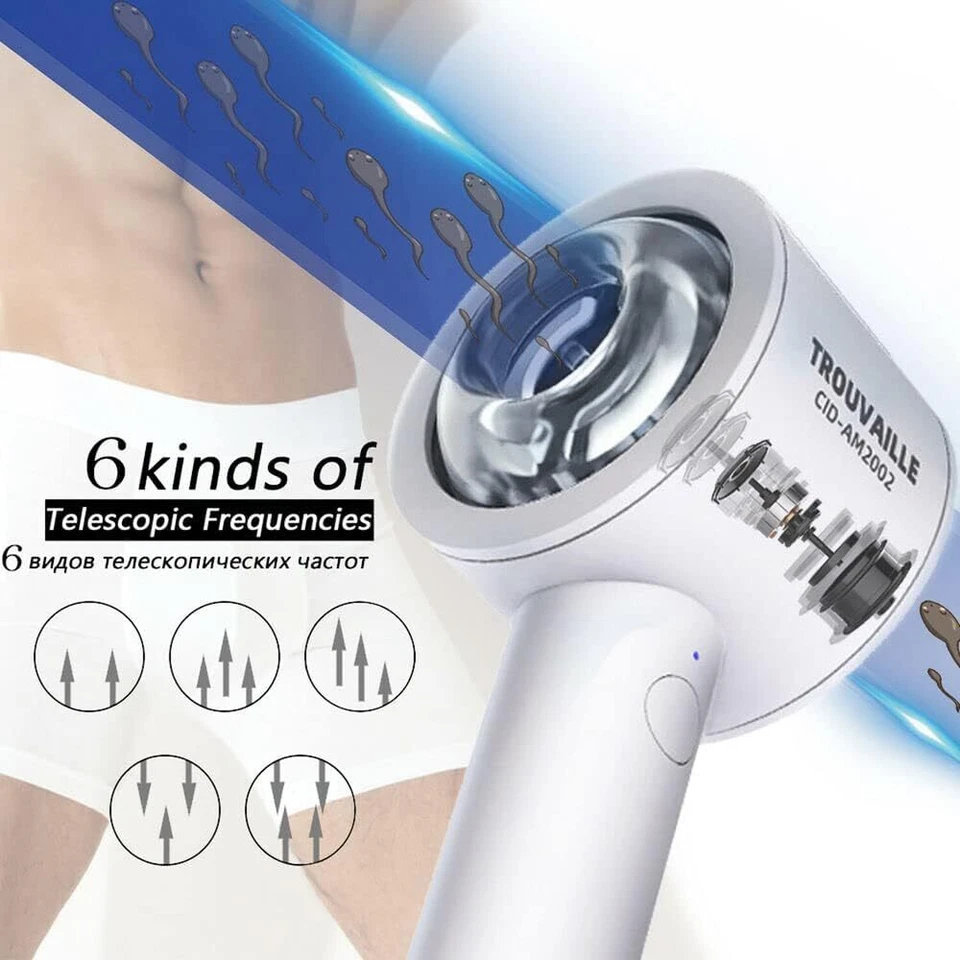 Automatic Men Masturbator Cup Thrusting Telescopic Male Sex Toys Pocket Pussy - Image 3 of 4