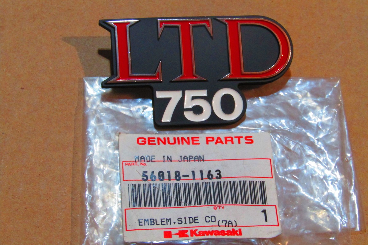 k.com様用　③ SIDE COVER LTD EMBLEM 1980-83 KZ750 LTD 56018-1163 | eBay