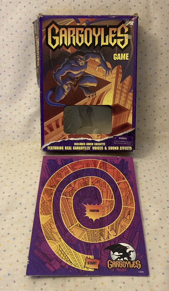 Vintage 1995 Gargoyles Audio Cassette Board Game Parker Brothers