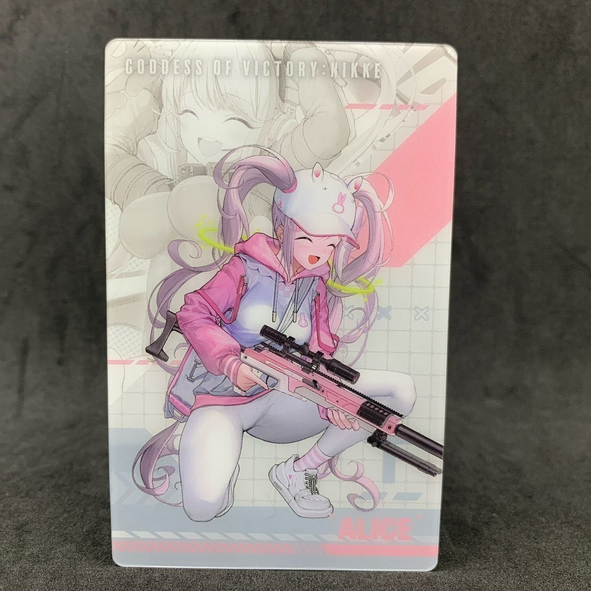 TETRA LINE フィナーレノワール ニケ SRカード Goddess of Victory NIKKE Tetra ALICE 23 Metalic Card Gun