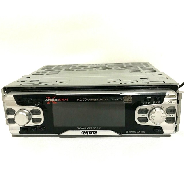 Sony CDXCA750X MD/CD Changer Controller XPlod 52Wx4 Compact Disc