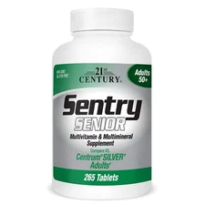 21st Century Sentry Senior Tablets 265 Count Gluten Free Nutritional Supplement