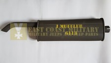 WILLYS MB & FORD GPW OVAL EXHAUST MUFFLER SILENCER A6118 GPW5230B