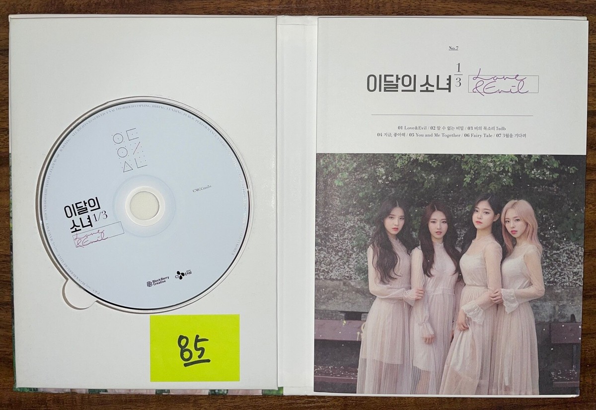 LOONA 1/3 [LOVE & EVIL] Autographed Signed Album Fansign Event | eBay