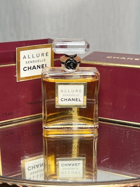 未開封CHANEL ALLURE香水7.5ml×2+DIOR口紅 3点 Allure Sensuelle Chanel pure parfum 7,5 ml. Vintage. Sealed bottle