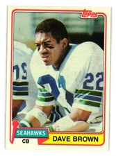 1981 Topps - #167 Dave Brown