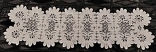 Beautiful Vintage Handmade Crochet Lace Tablecloth 43 
