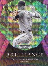 2022 PANINI DRAFT PICKS PRIZM Purple wave Brilliance Thomas Harrington - Pittsbu