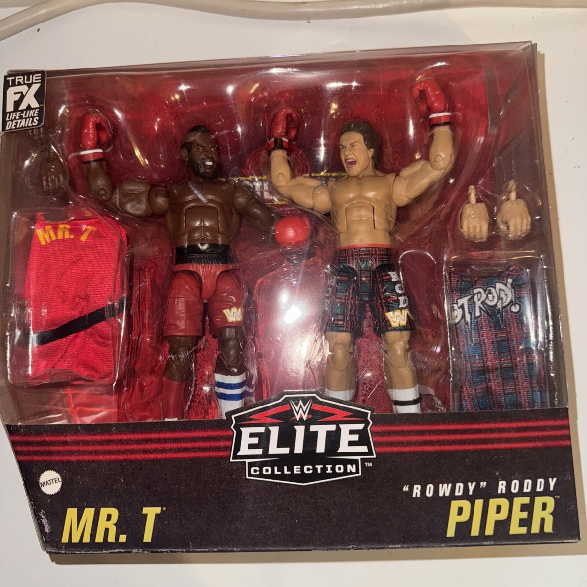 WWE Mattel Elite Mr. T & “Rowdy” Roddy Piper Limited Action Figure