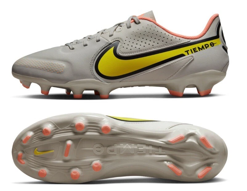 Nike Tiempo Legend 9 FG MG Soccer Cleats Shoes Phantom DA1174 002 Mens Size 5.5