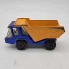 Vintage 1975 Matchbox Lesney Superfast Atlas Dump Truck #23 Blue