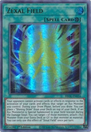 Yugioh! Zexal Field - BROL-EN054 - Ultra Rare - 1st Edition Near Mint, English - 第 1/1 張圖片