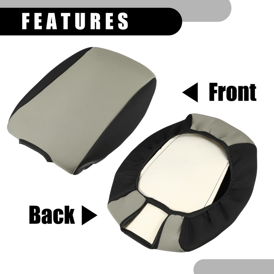 Copertura Bracciolo Auto Con Memory Foam - Impermeabile, 32x21cm, Design Onde D'Acqua - Foto 8