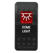 OTRATTW Carling Technologies Contura II Rocker Switch, DOME LIGHT, RED LENS