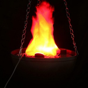 Electric Led Hanging Flaming Fake Fire Lamp Torch Light For Home
