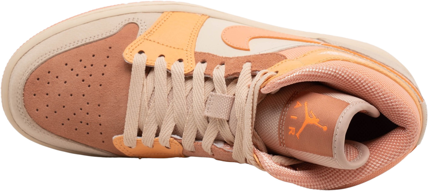 Nike Air Jordan 1 Mid Apricot Orange Colorblock DV1336-800 White/Black SZ 5.5Y m72139934717_1.jpg?1768790062 main image 2
